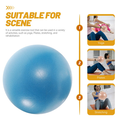 Pilates Ball 9 Inch Home Workout Core Ball Exercise Ball Workout Accessory