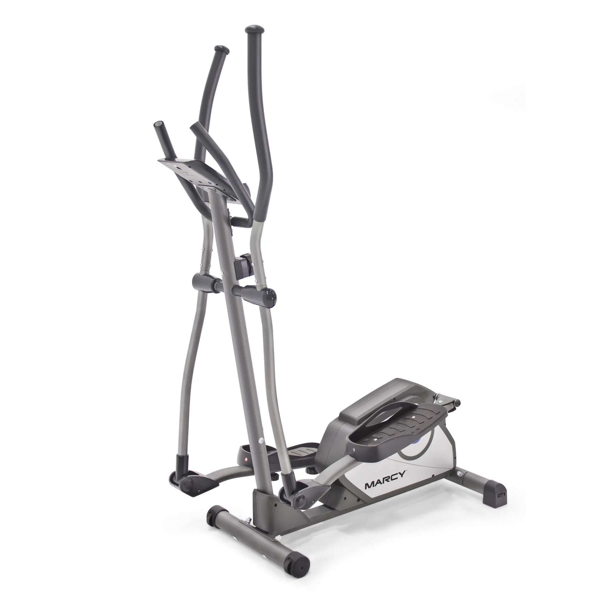 Home Gym Elliptical Trainer with Display Panel and Oversized Pedals