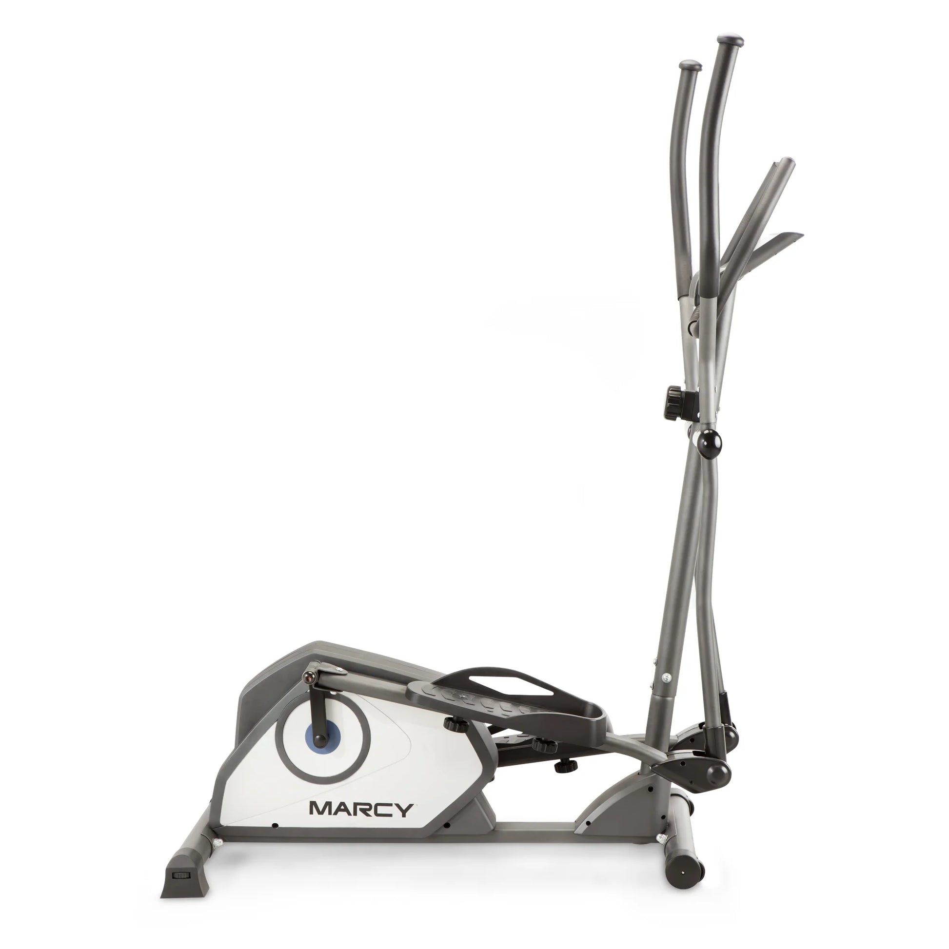 Home Gym Elliptical Trainer with Display Panel and Oversized Pedals